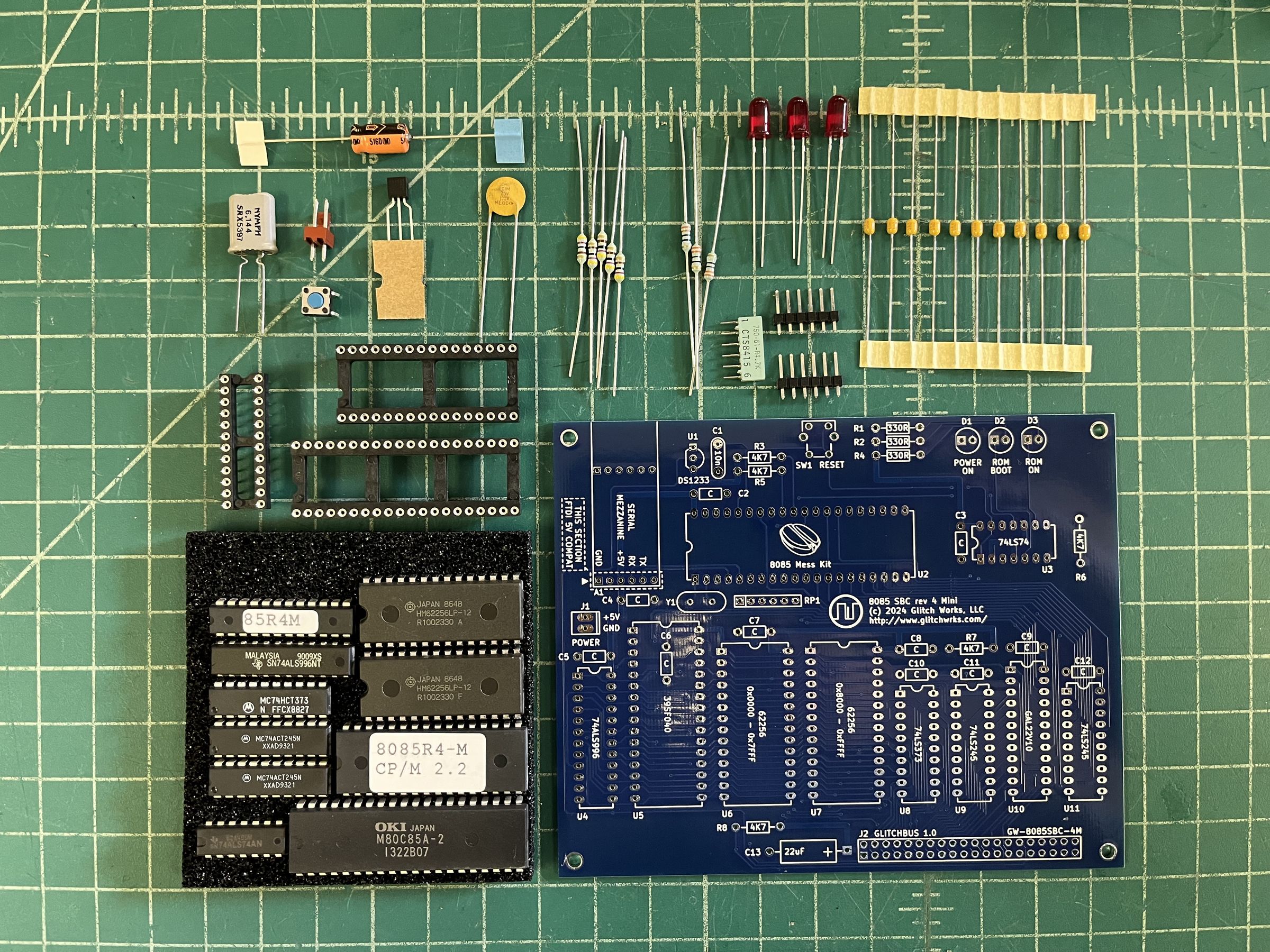 Glitch Works 8085 SBC rev 4 Mini