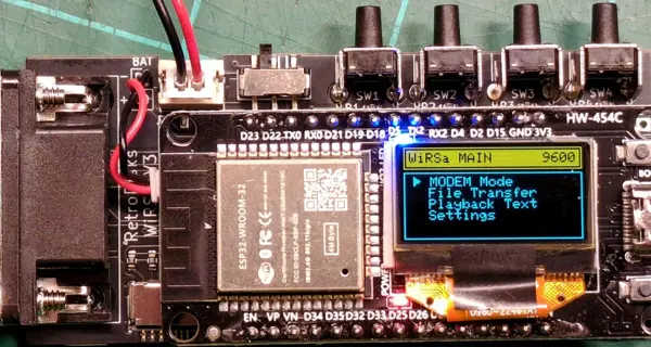 Demonstrating the WiRSa SLIP mode under DOS