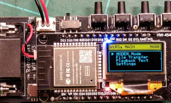 Demonstrating the WiRSa SLIP mode under DOS