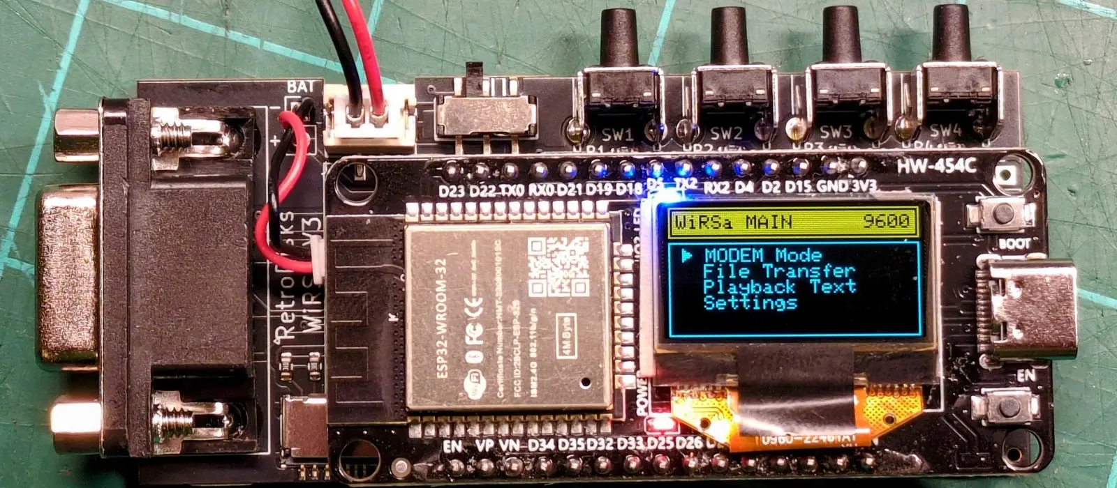 Demonstrating the WiRSa SLIP mode under DOS