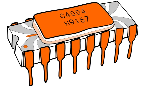 The making of the Intel 4004 design