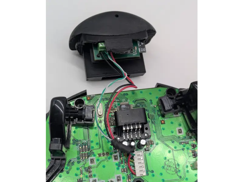 Controller S with closeup of Breakaway wiring