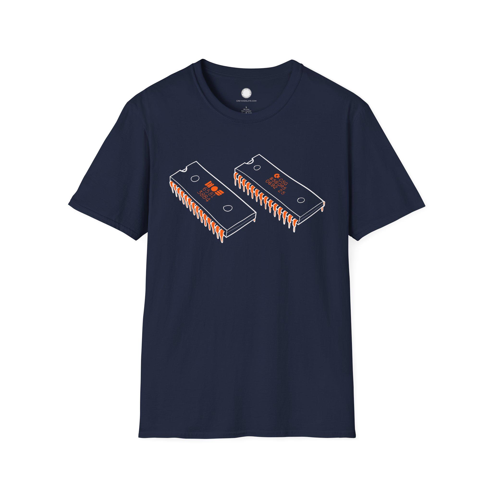 Commodore 64 MOS Sound Synthesizer Tee | SID Chip T-Shirt | Vintage Computer Har