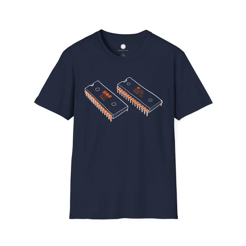 Commodore 64 MOS Sound Synthesizer Tee | SID Chip T-Shirt | Vintage Computer Har