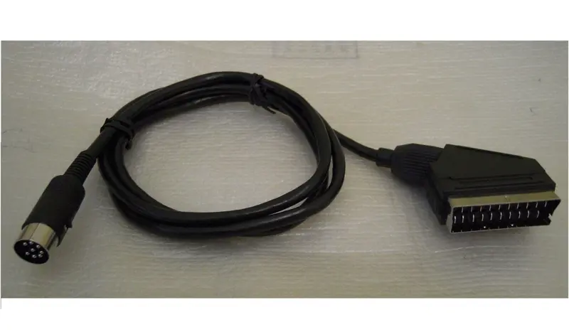 Scart Cable 8Pin RGB A/V For MSX Philips Videopac