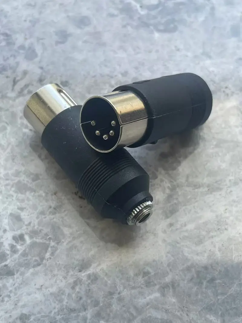 MIDI 5-Pin DIN to 3.5mm TRS Adapter, Type A 2-Pack