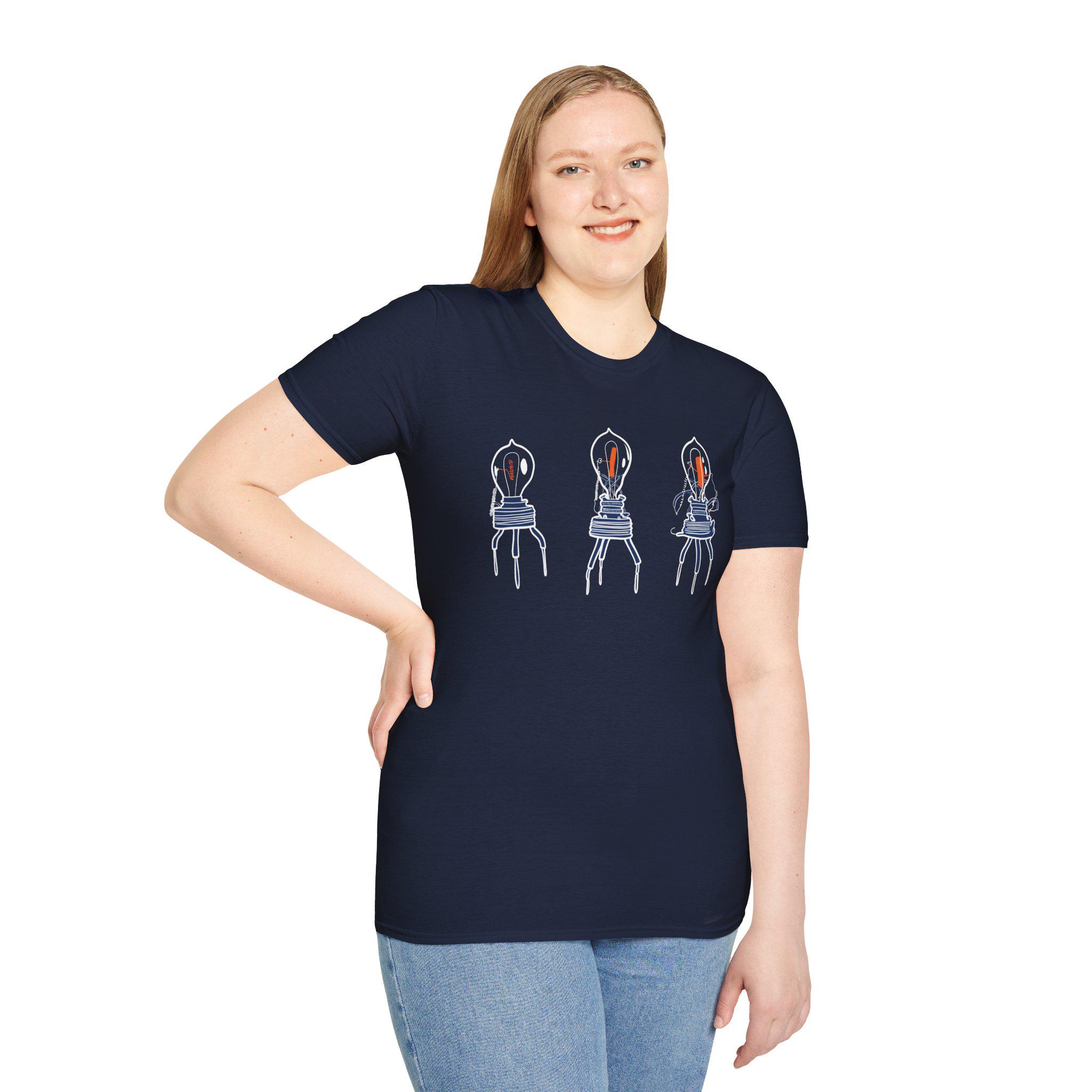 Fleming Tube Vacuum Tube Evolution Shirt | Vintage Electronics History Tee | Ear