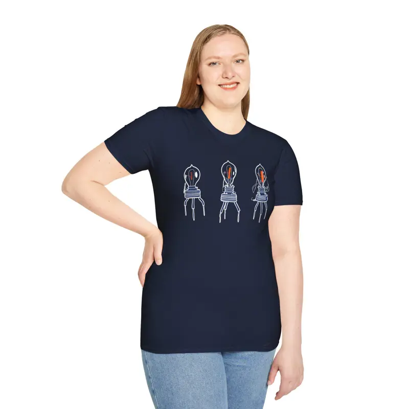 Fleming Tube Vacuum Tube Evolution Shirt | Vintage Electronics History Tee | Ear