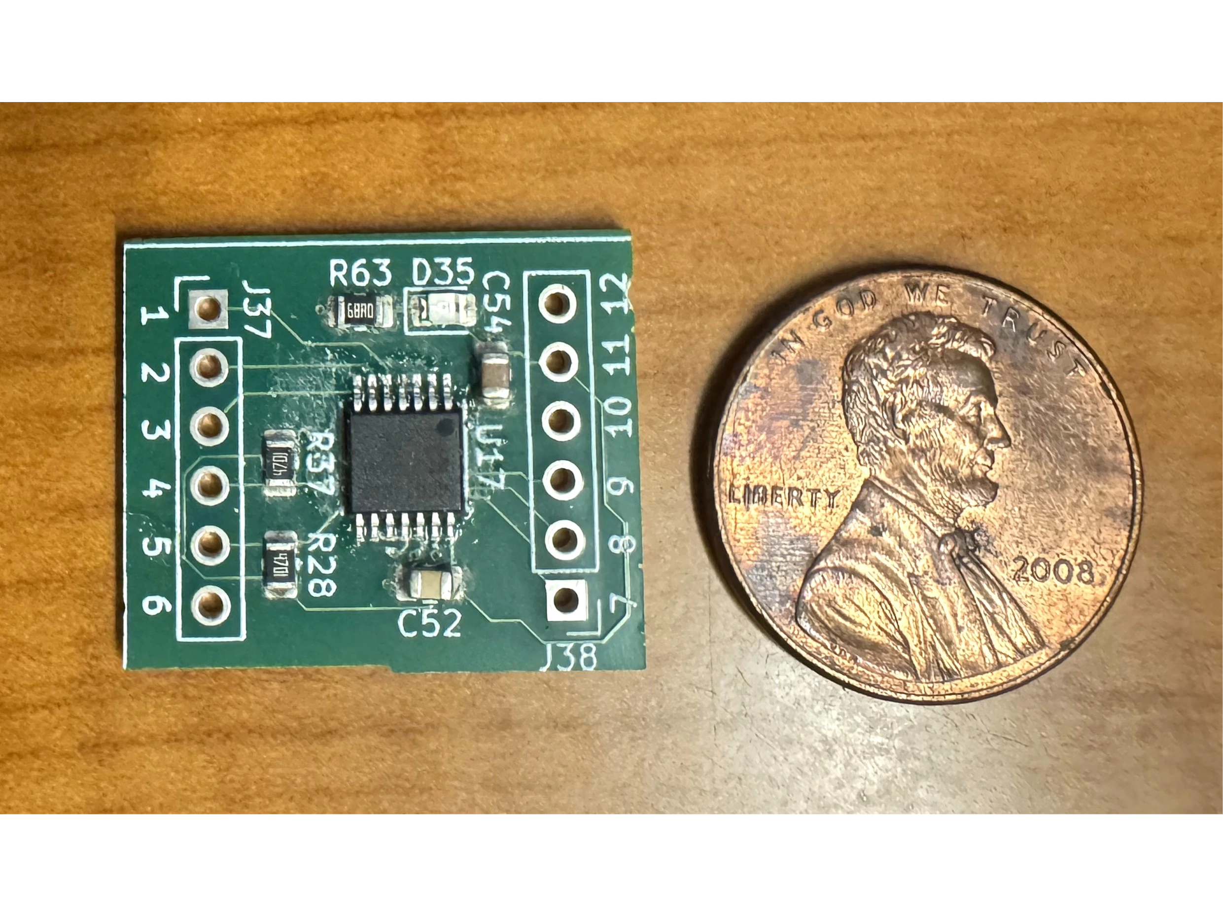 MCP4661T Digi-Pot Breakout Board, 2.7-5.5v 257 taps