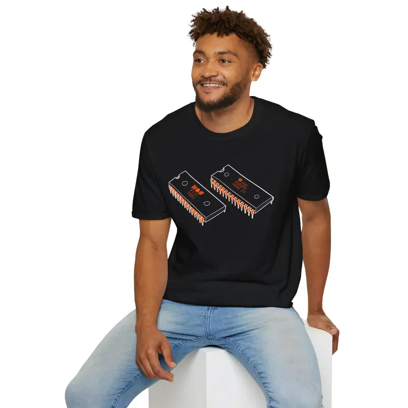 Commodore 64 MOS Sound Synthesizer Tee | SID Chip T-Shirt | Vintage Computer Har