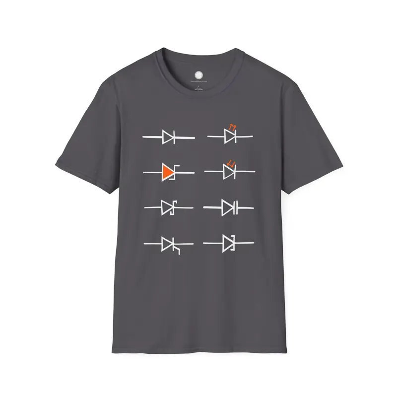 Electrical Engineering Student Hardware Maker Dad Gift | Diode Symbol Collection